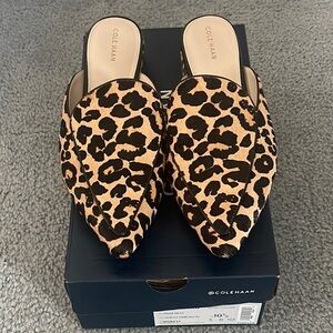 Cole Haan Women's Leopard Print Piper Mules